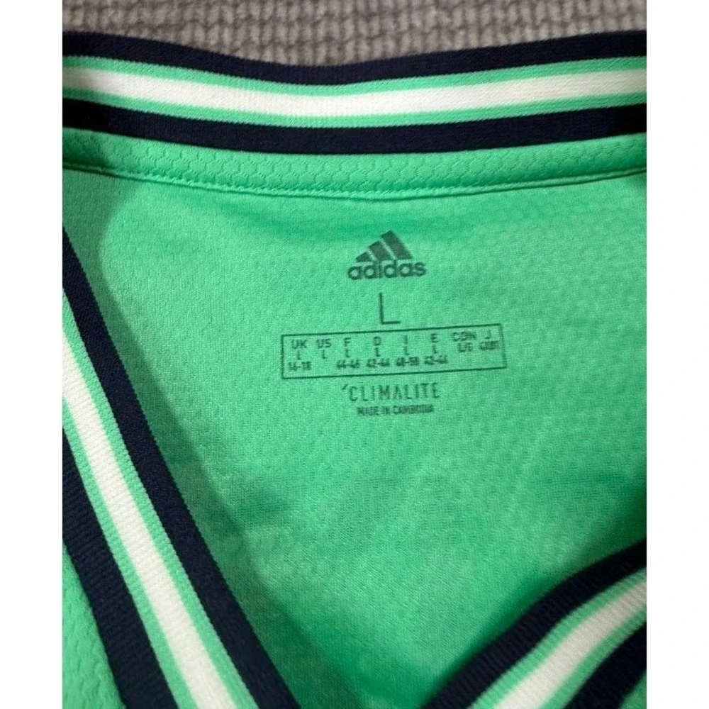 Adidas Real Madrid 2019-20 Third Rachy 1# Jersey Mint Green FIFA Patch Womens L‎